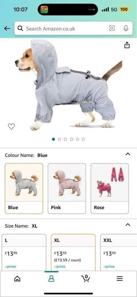 Photo of free Dog Raincoat (DE22) #3