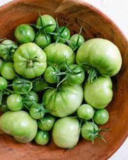 Photo of green tomatoes for chutney (IP2) #1