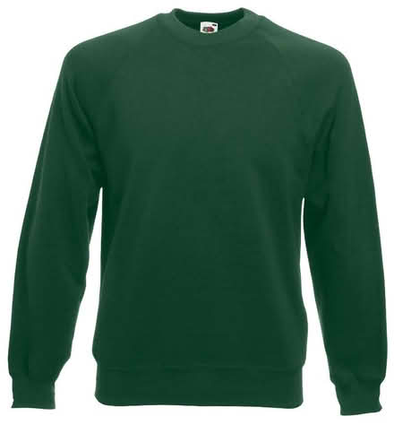 Photo of Green school sweatshirt, age 7-8 years (Dean Court OX2) #1