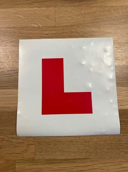 Photo of free L plate (Cupar KY15) #1