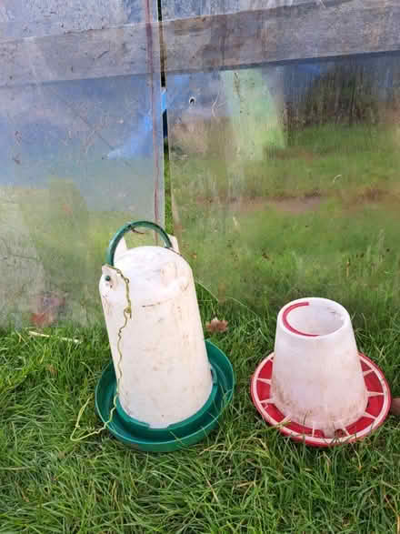 Photo of free Chicken feeder and water feeder (East Law DH8) #1