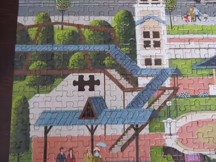 Photo of free Hometown Puzzle - 1 piece missing (Churchill Meadows) #2