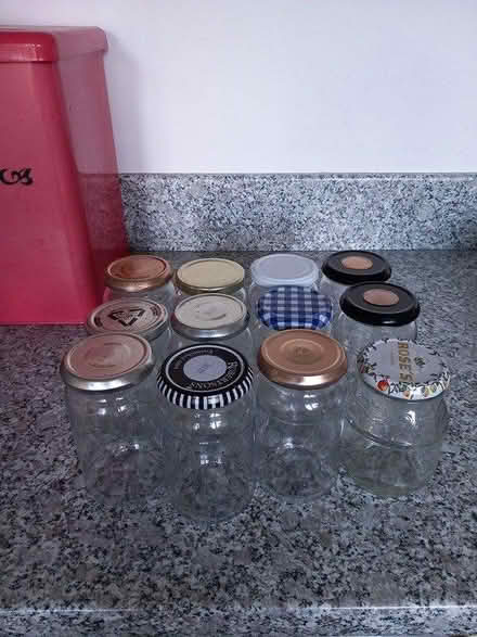 Photo of free 12 Jam Jars and Lids (IP3 - Near Ipswich Hospital) #1