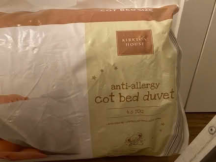 Photo of free Cot bed duvet (Bedford Putnoe) #1