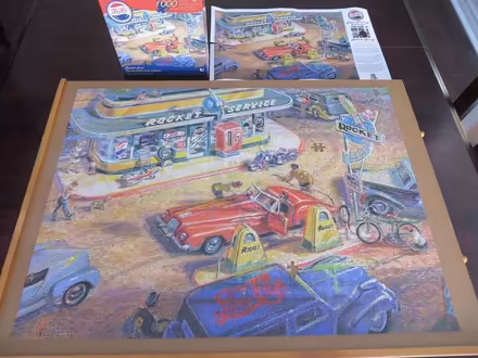 Photo of free Gas Station Puzzle - 2 Pcs missing (Churchill Meadows) #1