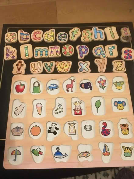 Photo of free Child’s alphabet activity tray (Ware SG12) #2