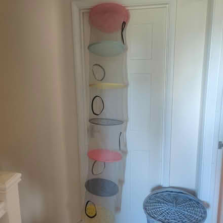 Photo of free Cupboard hanging organiser thing (Ockley) #1