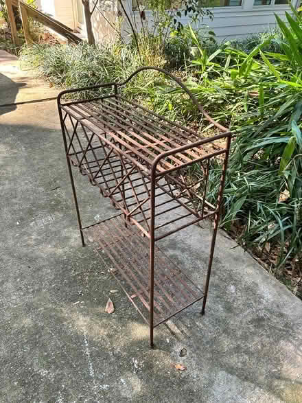 Photo of free Iron wine holder (412 Ingleside Ave. Tallahasse.) #2