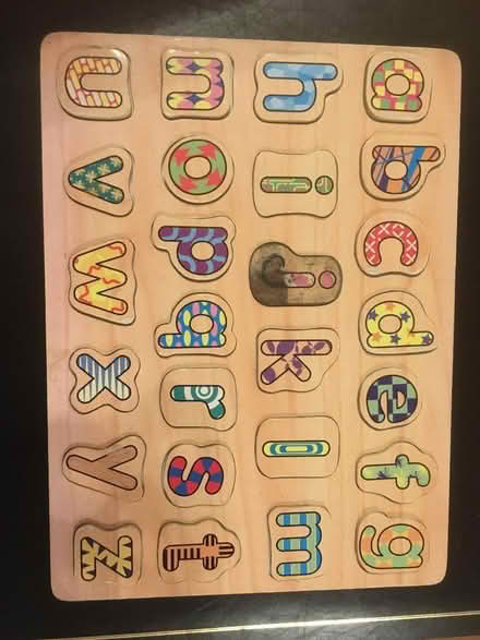Photo of free Child’s alphabet activity tray (Ware SG12) #1