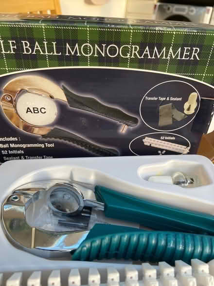 Photo of free Golf Ball Monogrammer (Loose, Maidstone ME15) #1