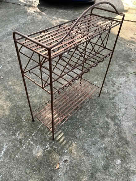 Photo of free Iron wine holder (412 Ingleside Ave. Tallahasse.) #1