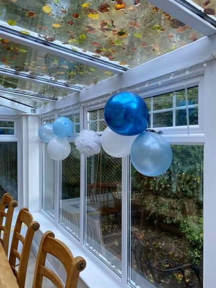 Photo of free Blue/white balloons (Crawley RH11) #1