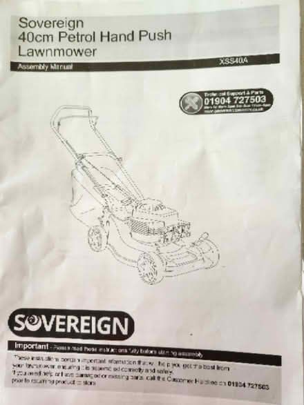 Photo of free petrol lawn mower (Deddington OX15) #1
