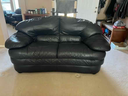 Photo of free Leather Couch (Lowry Crossing) #2