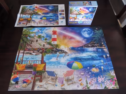 Photo of free Beach Puzzle - 1 piece missing (Churchill Meadows) #1
