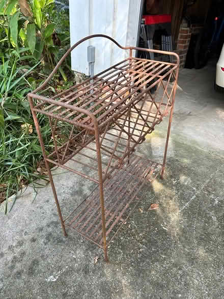 Photo of free Iron wine holder (412 Ingleside Ave. Tallahasse.) #3