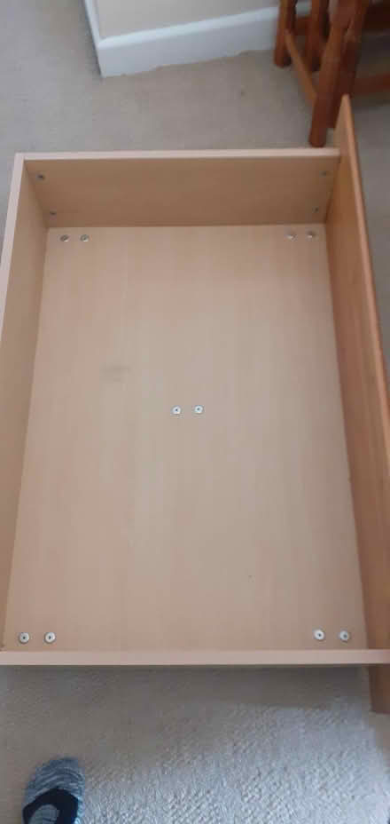 Photo of free 2 x underbed drawers on castors (Sutton Wick OX14) #1