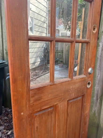 Photo of free Vintage solid wood door (Georgetown) #4