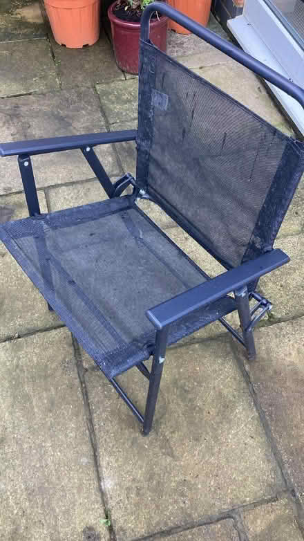 Photo of free 6 folding garden chairs (South Kilworth LE17) #1