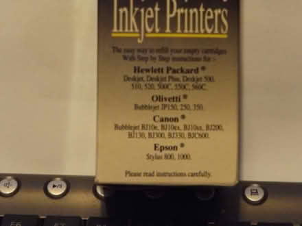 Photo of free Inkjet printer refill kit (Marcham OX13) #2