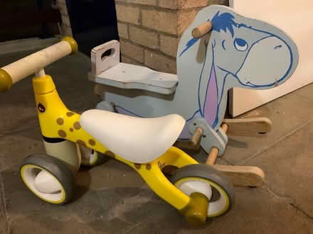 Photo of free Mini scooter and Rocking Eeyore (Barnwell) #1