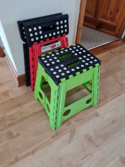 Photo of free Folding Foot stools x3 (Redruth) #1