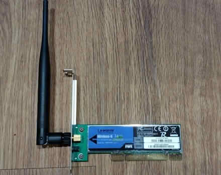 Photo of free LinkSys Wireless WAN PC Computer PCI Card (Ringmer BN8) #1