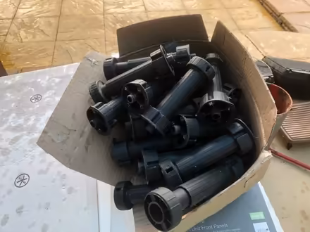 Photo of free A Box of About 8 Kitchen Cabinet Adjustable Hight Legs (Hazlemere HP15) #1