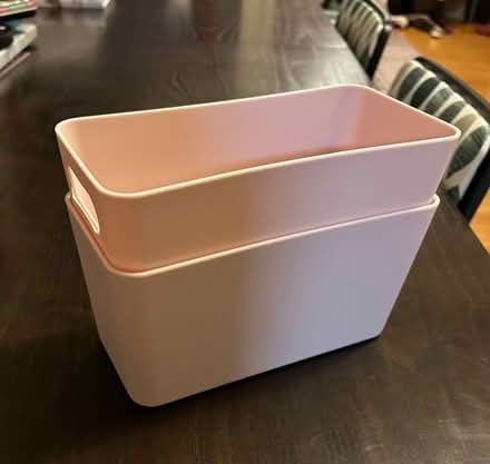 Photo of free 2 small pink organizers (Near Union Square) #2