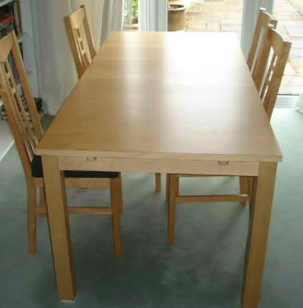 Photo of free Ikea table + chairs (Collingtree) #1