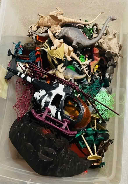 Photo of free Large Box Toy Dinosaurs (Rose Grove BB12) #1
