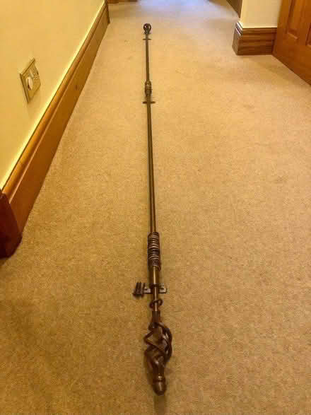 Photo of free Metal curtain pole (Grindleton BB7) #2
