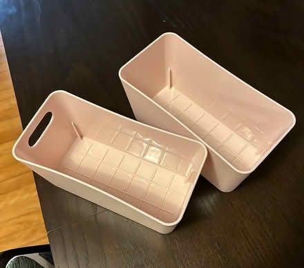 Photo of free 2 small pink organizers (Near Union Square) #1