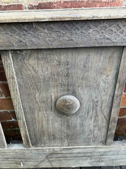 Photo of free Double bed head old oak (Meole Brace SY3) #2