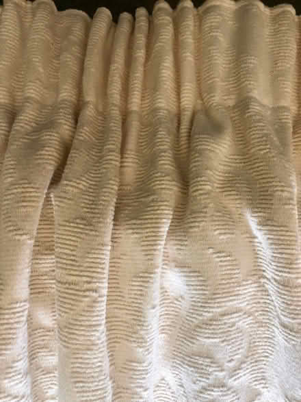 Photo of free Pair of cream curtains 54” drop (Grindleton BB7) #2