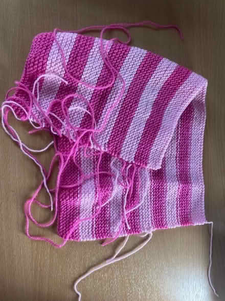 Photo of free Knitted Cot Blanket for dolls….or cat bed! (Eccleston PR7) #1