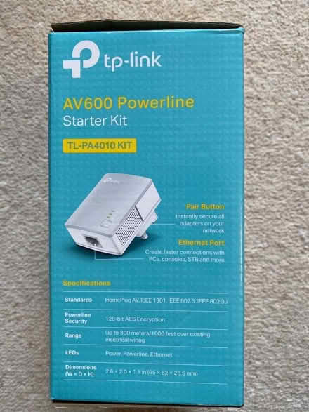 Photo of free AV600 network powerline extender (Hurstpierpoint BN6) #2