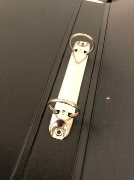 Photo of free Black ring file folders (weybridge) #1