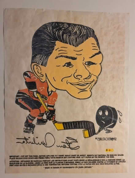 Photo of free NHL Sporticatures Iron-on Transfers (Queen St & Hwy #410) #3