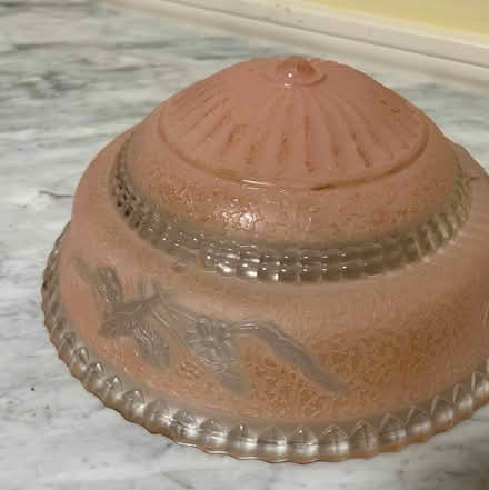 Photo of free Pink glass light shade only (Near Union Square) #1