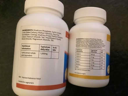 Photo of free Bottle of garlic tablets and a bottle of Vitamin tablets (Tenbury Wells WR15) #4