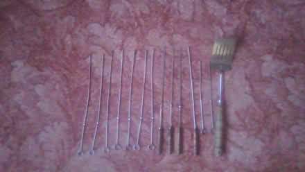 Photo of free barbeque skewers and fish slice (Wirksworth south DE4) #1