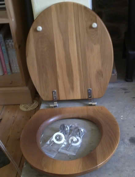 Photo of free Wooden toilet seat (Crookes S10) #1