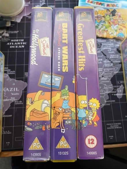Photo of free 3x The Simpsons VHS (CM1) #1