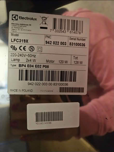 Photo of free Extractor Fan (L19 Allerton) #1