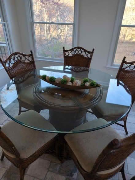 Photo of free Glass top table (North Reston) #1