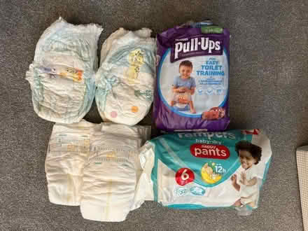 Photo of free Nappies - Assorted sizes (Buckhurst Hill IG9) #1