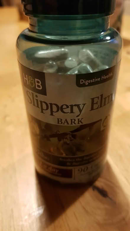 Photo of free slippery elm bark capsules (food supplement) (Trinity EH5) #2
