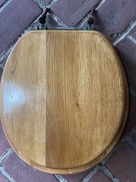 Photo of free Oak toilet seat (Montclair-off Hwy 13) #1