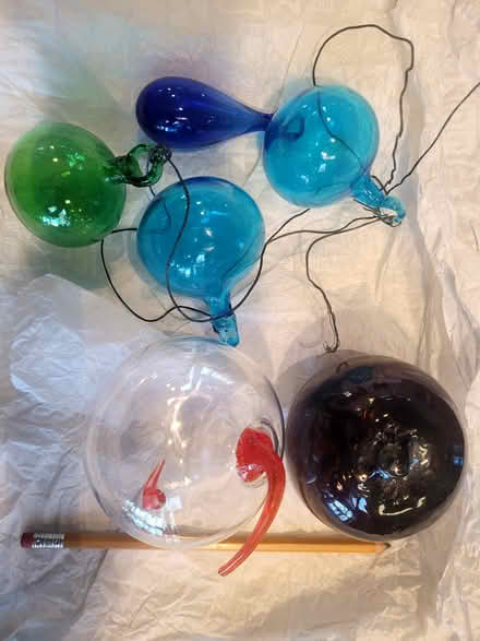 Photo of free 6 glass Christmas ornaments (mohegan lake, ny) #1